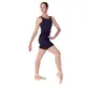 Bloch Adagio, Cotton Leotard with Thick Straps - Navy