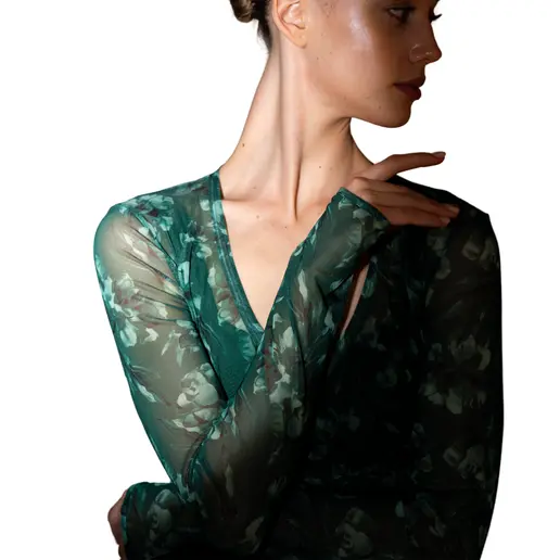 Bloch Arden Long Sleeve Top Z4146, long sleeve top for ladies