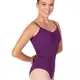 Bloch Arianne, women's leotar with thin straps - Aubergine Bloch