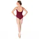 Bloch Arianne, women's leotar with thin straps - Burgundy Bloch