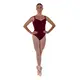 Bloch Ruby, women's camisole leotard - Aubergine Bloch