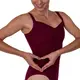 Bloch Ruby, women's camisole leotard - Burgundy Bloch