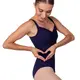 Bloch Ruby, women's camisole leotard - Aubergine Bloch