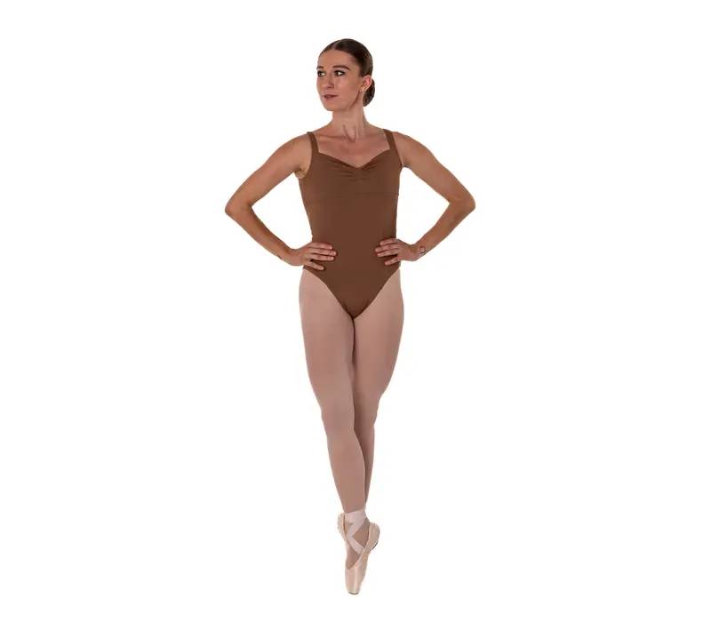 Bloch Ruby, women's camisole leotard - Almond Bloch