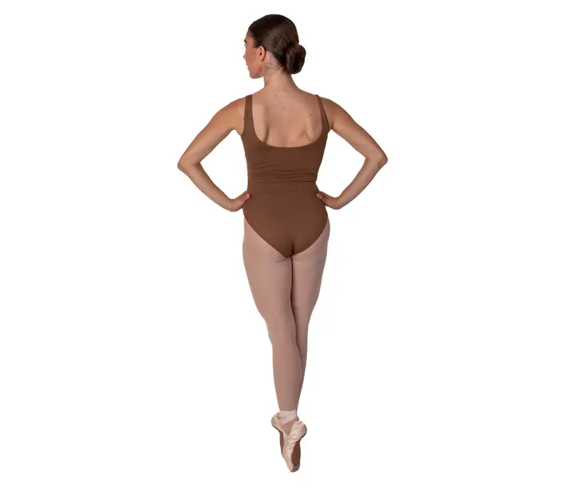 Bloch Ruby, women's camisole leotard - Aubergine Bloch