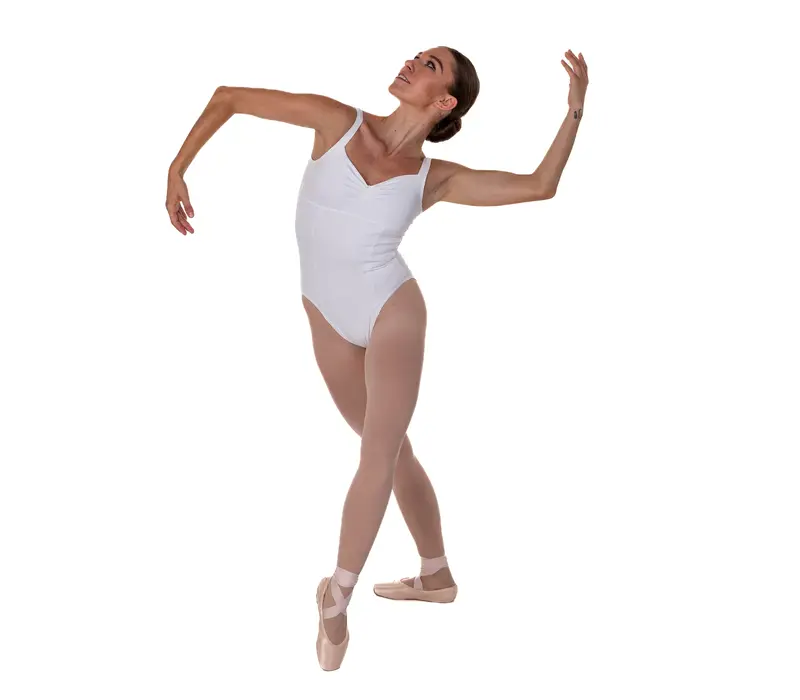 Bloch Ruby, women's camisole leotard - White