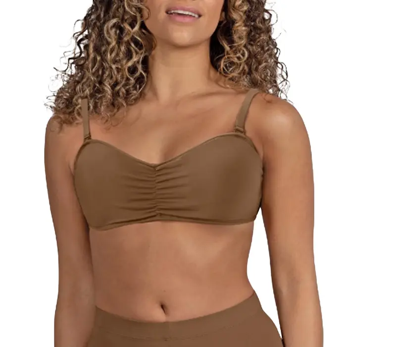Bloch Vela Bandeau, Women's Bra - Almond Bloch