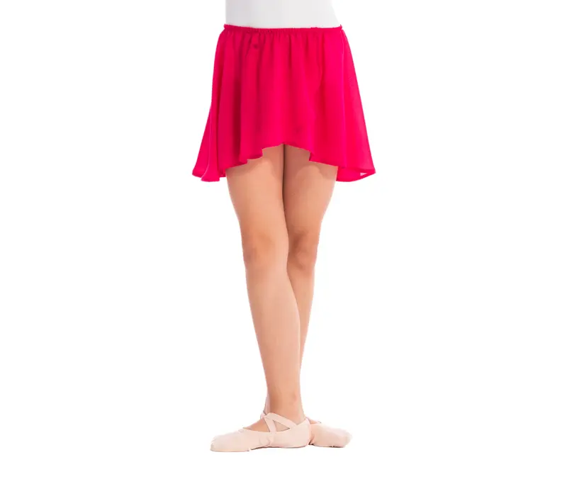 Bloch Barre, Girl's Skirt with Elastic Band - Berry Bloch