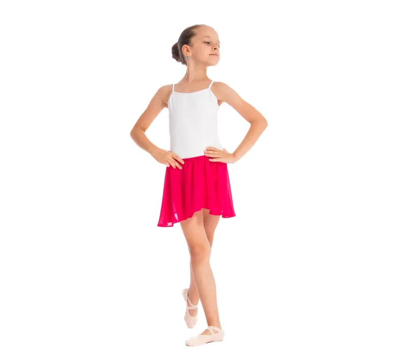 Bloch Barre, Girl's Skirt with Elastic Band - Berry Bloch
