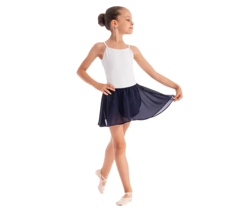 Bloch Barre, Girl's Skirt with Elastic Band - Navy Bloch