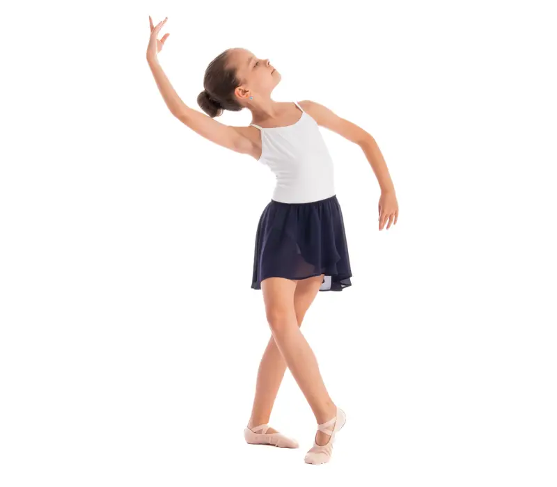 Bloch Barre, Girl's Skirt with Elastic Band - Navy Bloch