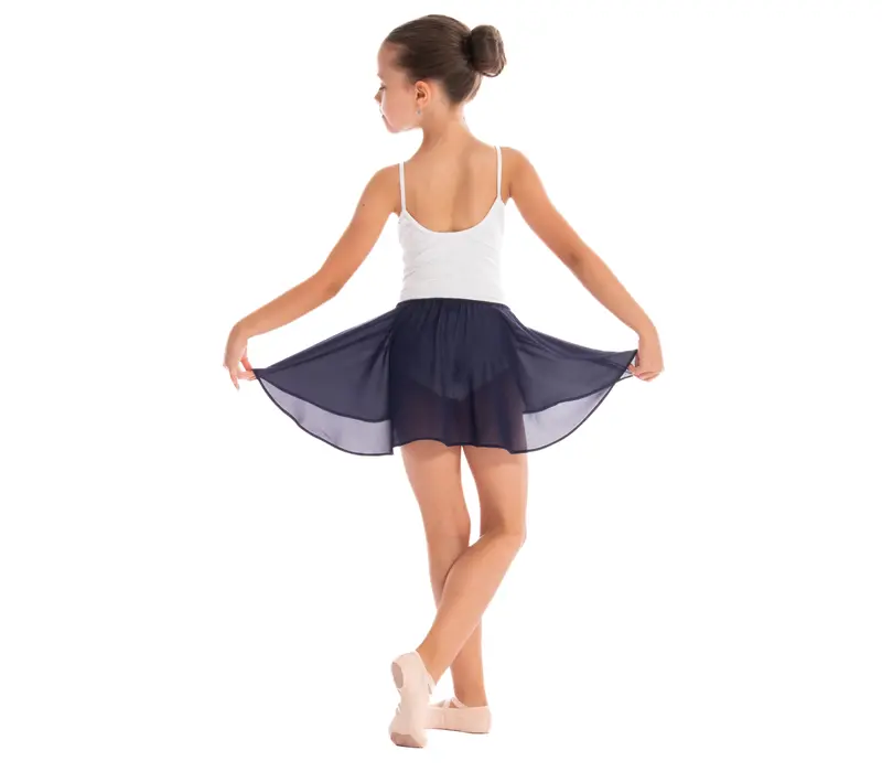 Bloch Barre, Girl's Skirt with Elastic Band - Navy Bloch