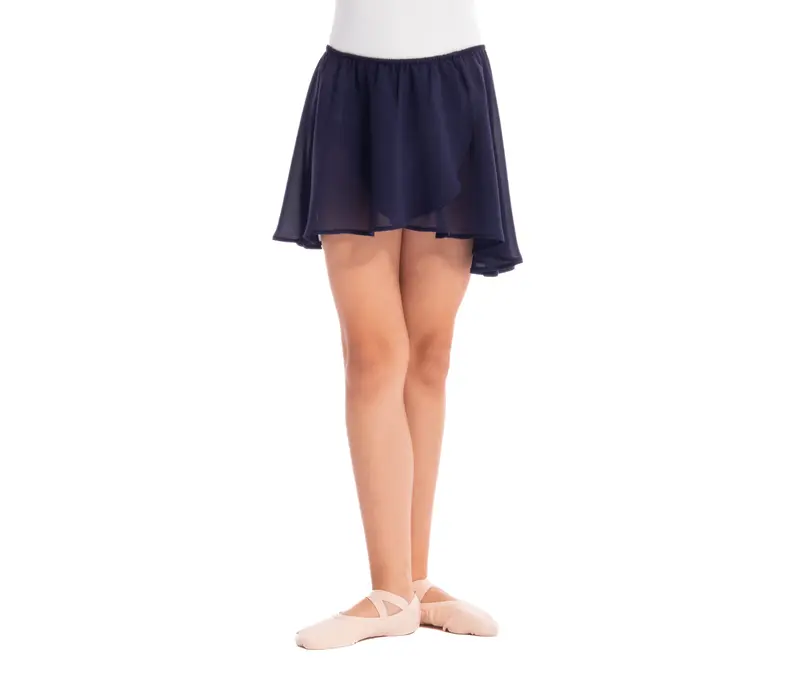 Bloch Barre, Girl's Skirt with Elastic Band - Navy Bloch