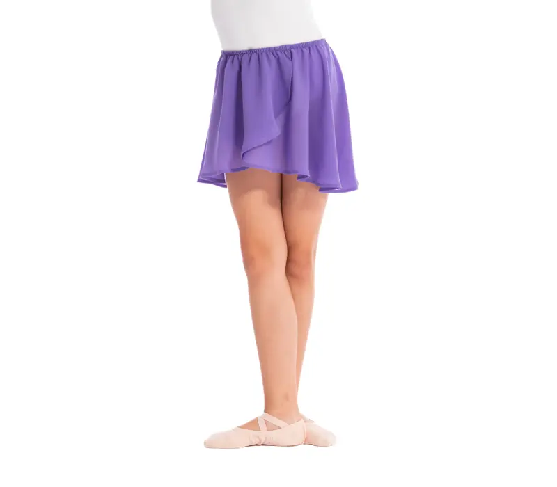 Bloch Barre, Girl's Skirt with Elastic Band - Lavender Bloch