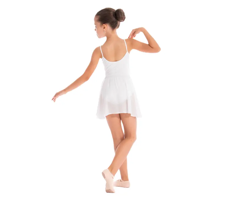 Bloch Barre, Girl's Skirt with Elastic Band - White