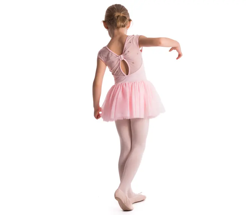 Bloch Abelle, leotard with tutu skirt for girls - Candy pink