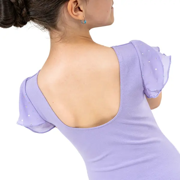 Bloch Scarlett, Girl's Leotard with Ruffle Sleeves