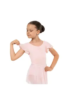 Bloch Scarlett, Girl's Leotard with Ruffle Sleeves