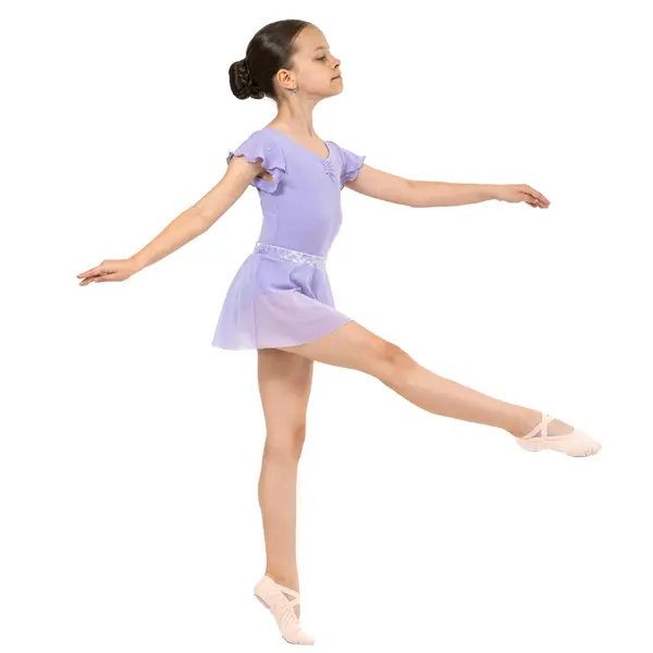 Bloch Scarlett, Girl's Leotard with Ruffle Sleeves