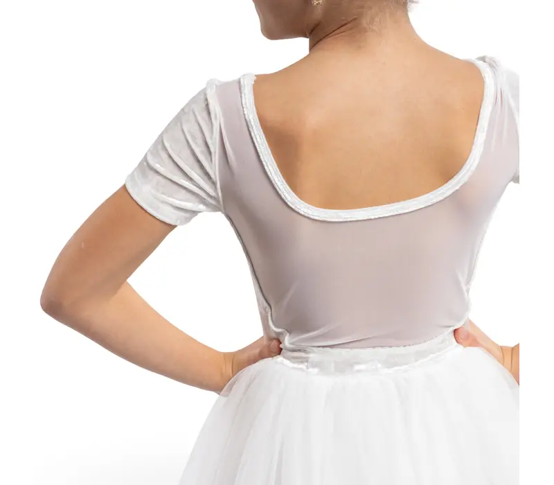 Bloch Delilah, Leotard for Girls with Tutu Skirt - White