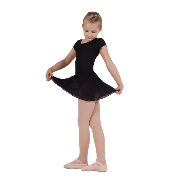 Bloch short sleeve leotard with skirt