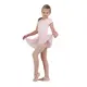 Bloch short sleeve leotard with skirt - Candy Pink Bloch