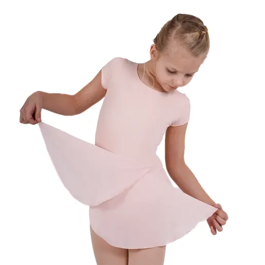 Bloch short sleeve leotard with skirt