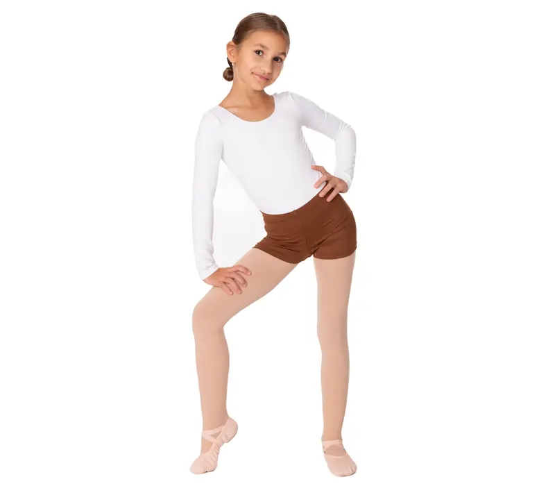 Bloch Zaniah, Girls' Shorts - Cocoa Bloch