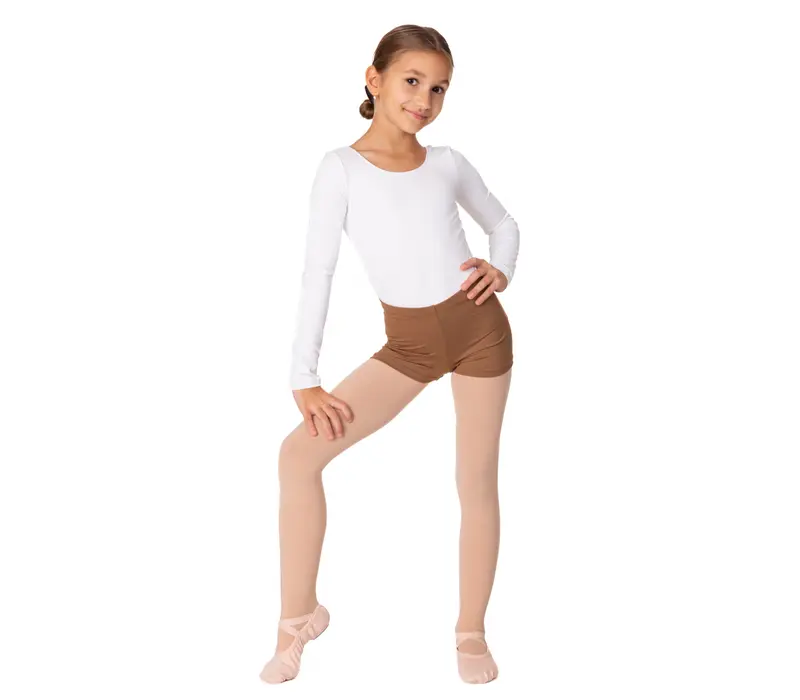 Bloch Zaniah, Girls' Shorts - Almond Bloch