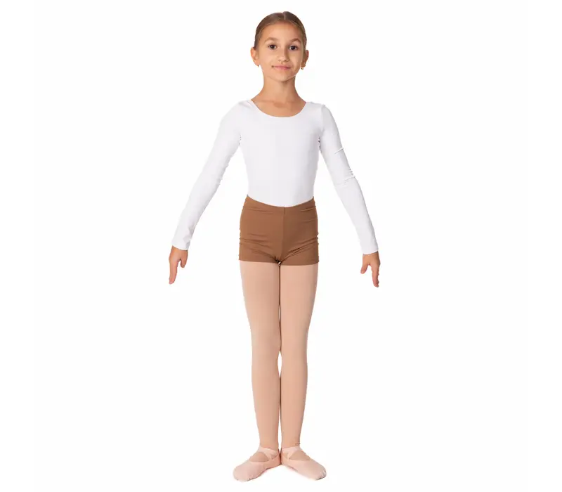 Bloch Zaniah, Girls' Shorts - Almond Bloch