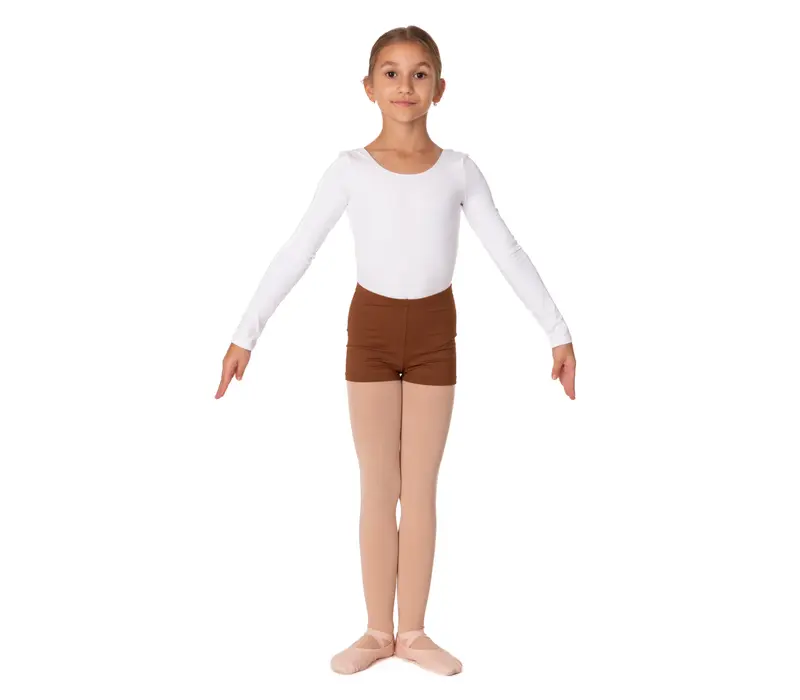Bloch Zaniah, Girls' Shorts - Cocoa Bloch