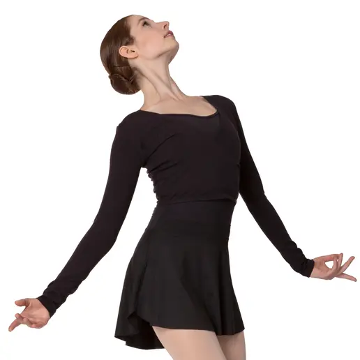 Bloch cardigan, warm-up top