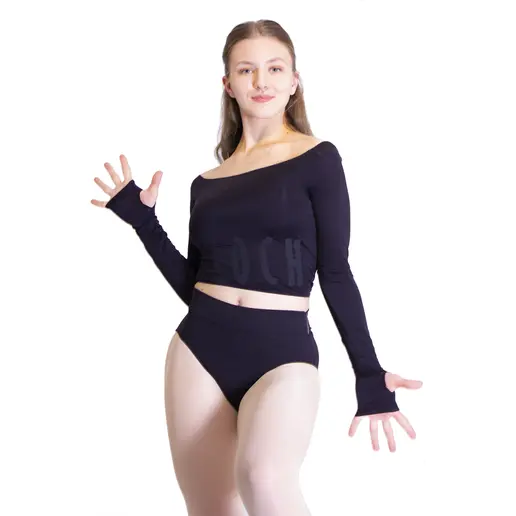 Long sleeve crop top Bloch