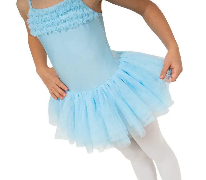 Bloch Desdemona, Leotard with Tutu Skirt - Light blue