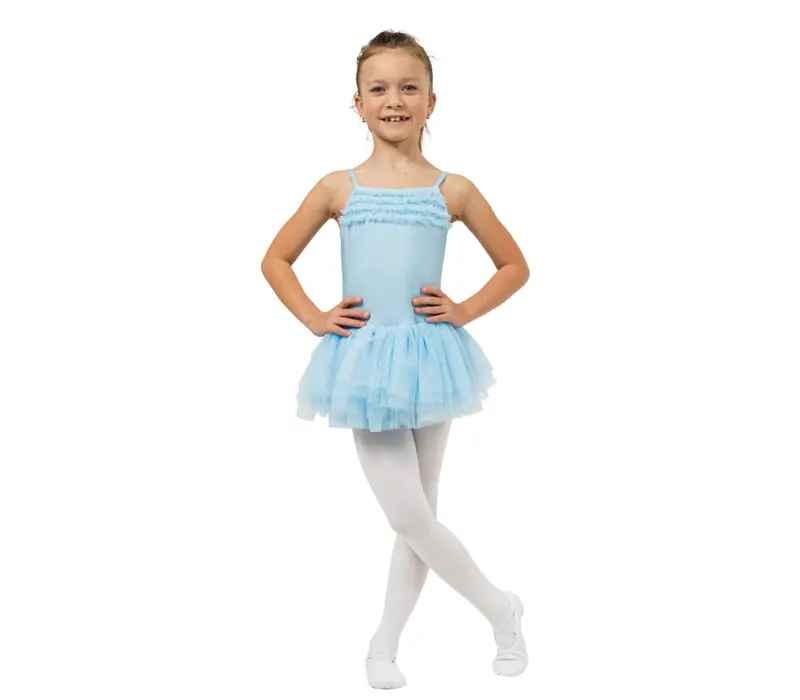 Bloch Desdemona, Leotard with Tutu Skirt - Light blue