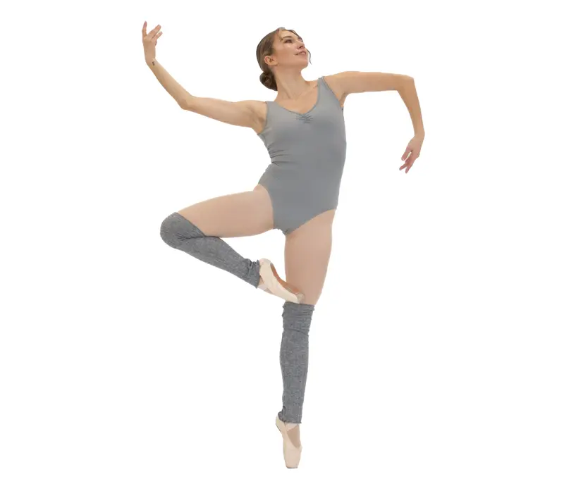 Bloch Dianna, women's leotard with thick straps - Grey Bloch