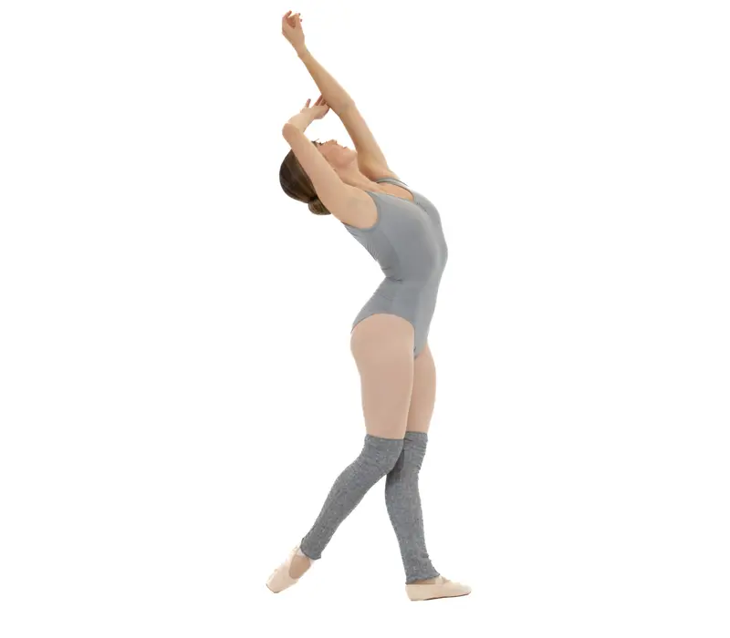 Bloch Dianna, women's leotard with thick straps - Grey Bloch