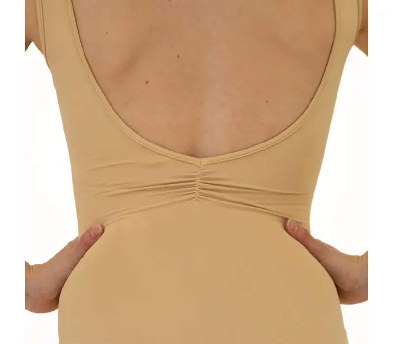 Bloch Dianna, women's leotard with thick straps - Sand