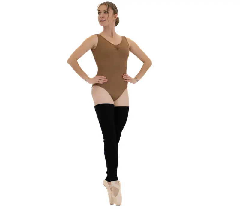 Bloch Dianna, women's leotard with thick straps - Almond Bloch