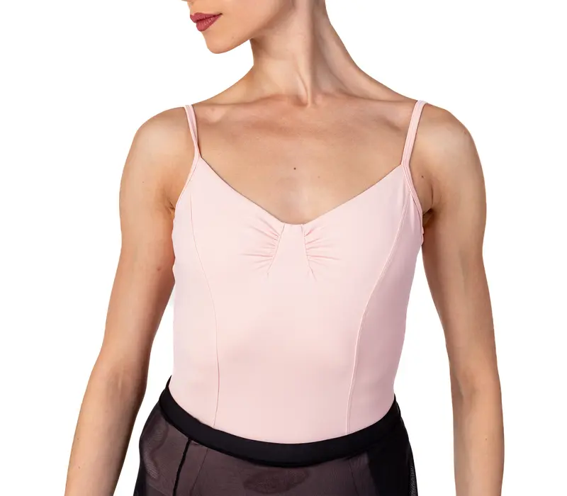 Bloch Ella, women's leotard with thin straps - Grey Bloch