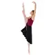 Bloch Ella, women's leotard with thin straps - Burgundy Bloch