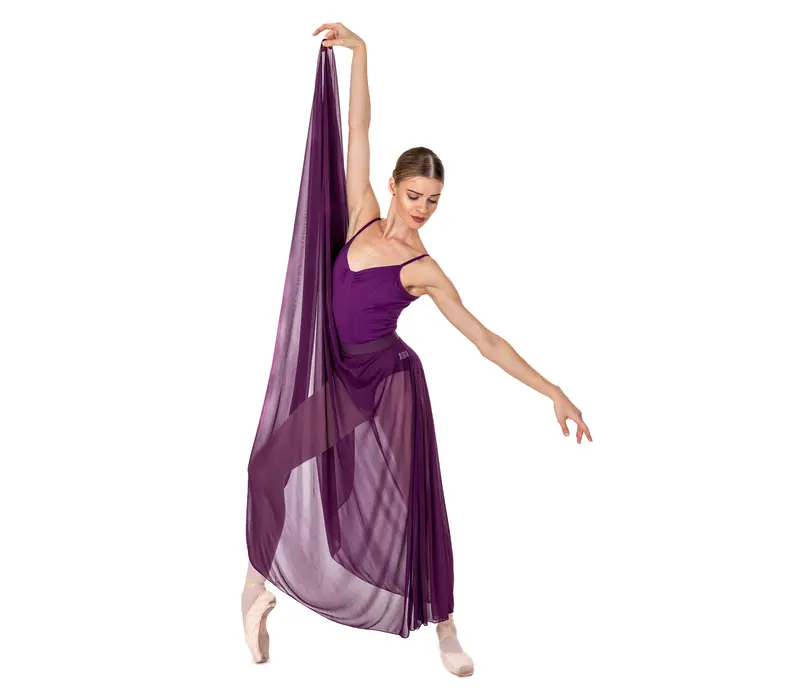 Bloch Ella, women's leotard with thin straps - Aubergine Bloch