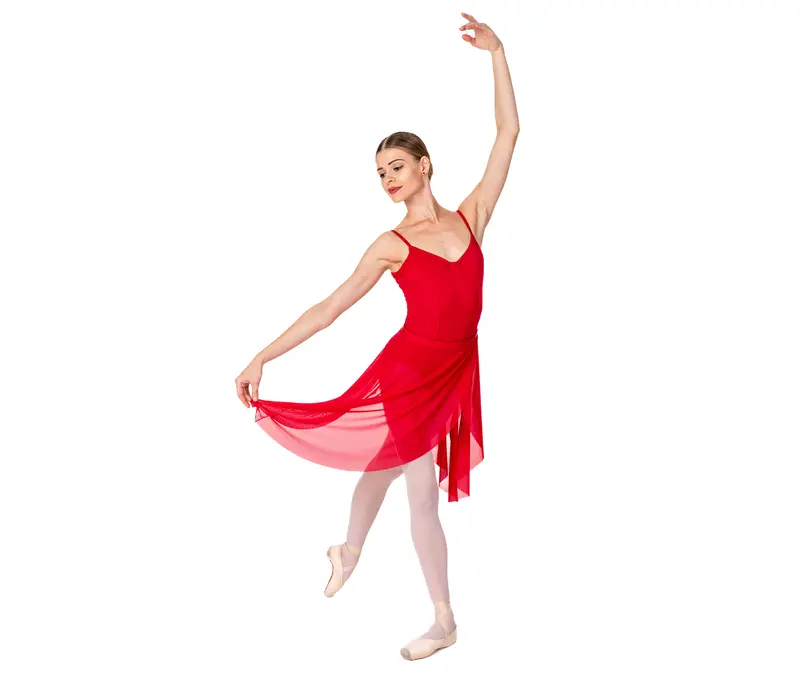 Bloch Ella, women's leotard with thin straps - Red