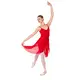 Bloch Ella, women's leotard with thin straps - Red