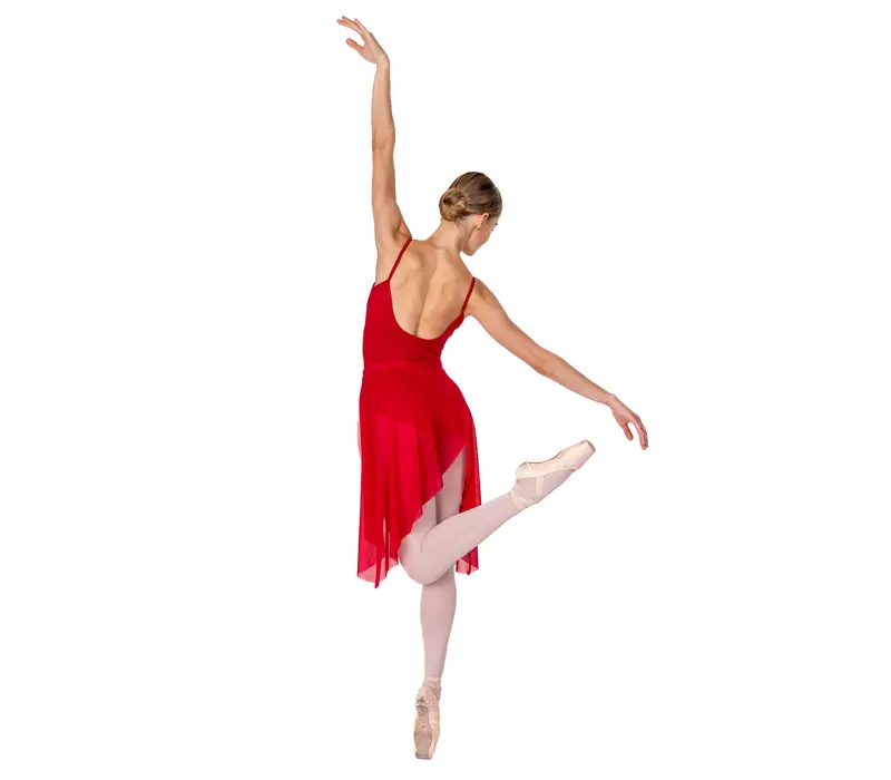 Bloch Ella, women's leotard with thin straps - Red