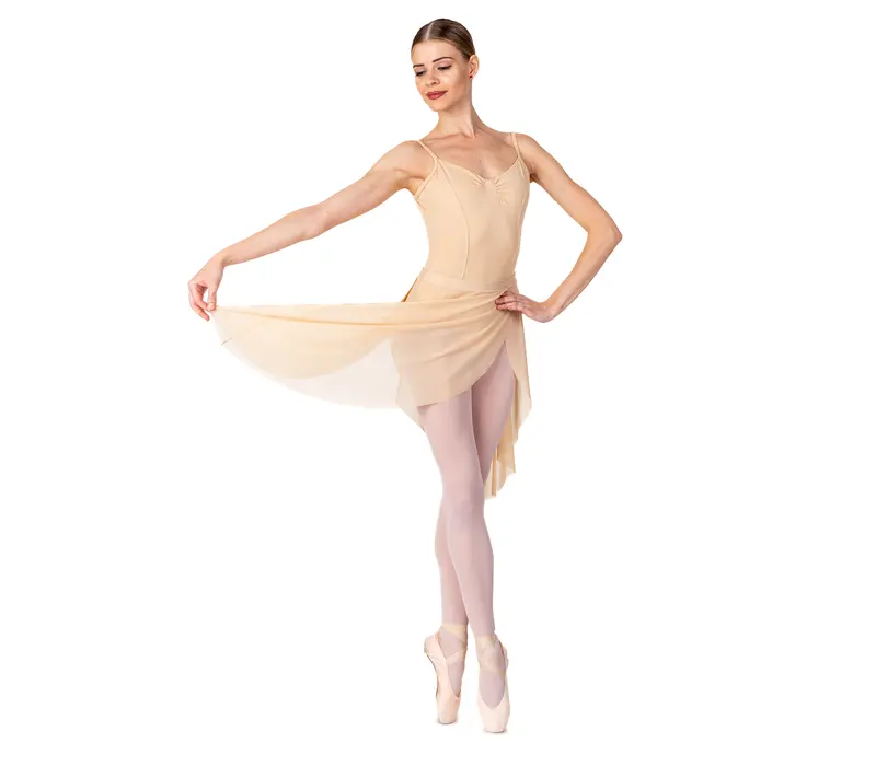 Bloch Ella, women's leotard with thin straps - Sand