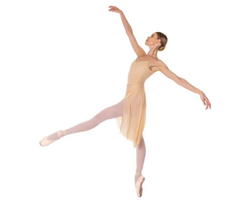 Bloch Ella, women's leotard with thin straps - Almond Bloch