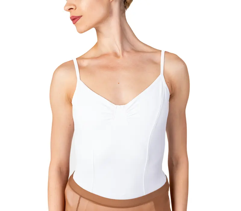 Bloch Ella, women's leotard with thin straps - Almond Bloch