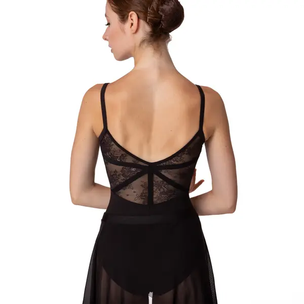 Bloch Eyal mesh, thin strap leotard