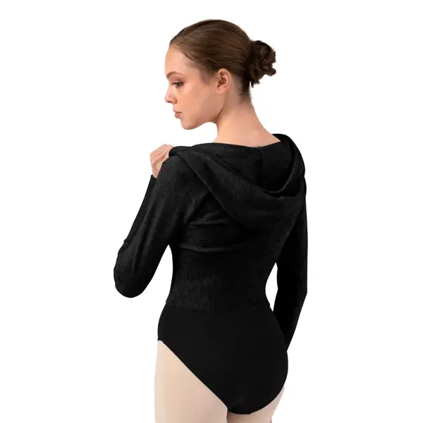 Bloch Cropped Knit Full Zip Hoodie, Women’s Hoodie